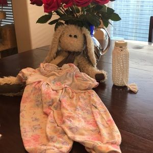 Little Me. 0-3 month floral onsie!